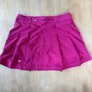 lululemon athletica Fuchsia Skort 13”
